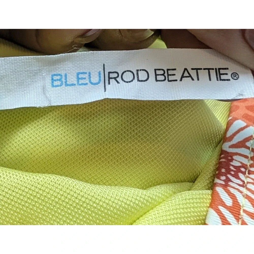 Bleu by Rod Beattie Size 12 Fresh Picks Shoulder Twist One Piece Swimsuit Floral